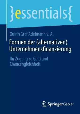 Formen der (alternativen) Unternehmensfinanzierung cover