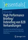 High Performance Briefing/Debriefing von B2B Verhandlungen cover
