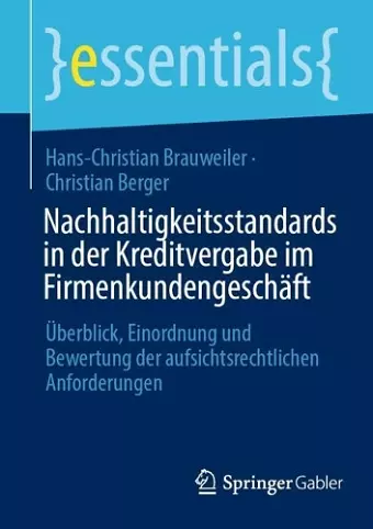 Nachhaltigkeitsstandards in der Kreditvergabe im Firmenkundengeschäft cover