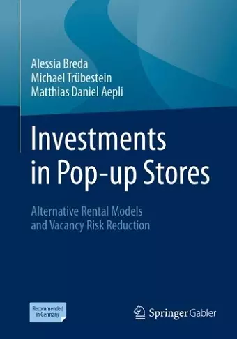 Investments in Pop-up Stores cover