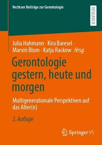 Gerontologie gestern, heute und morgen cover