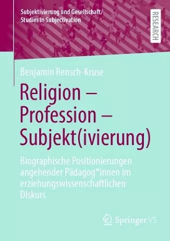 Religion - Profession - Subjekt(ivierung) cover