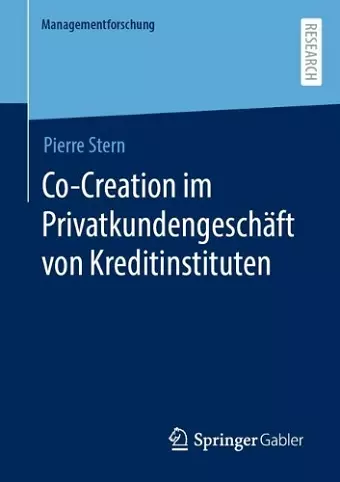 Co-Creation im Privatkundengeschäft von Kreditinstituten cover