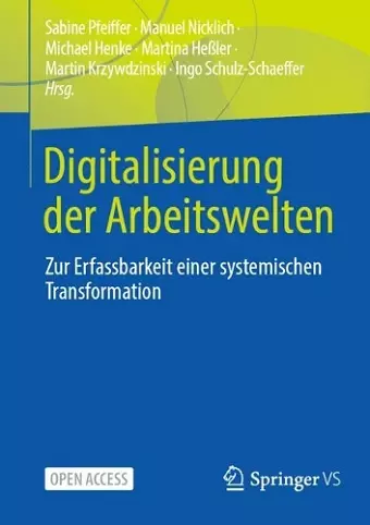 Digitalisierung der Arbeitswelten cover