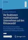 Die Reaktionen multinationaler Unternehmen auf den Klimawandel cover
