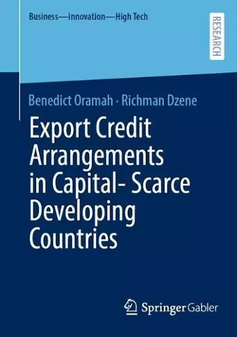 Export Credit Arrangements in Capital-Scarce Developing Countries cover