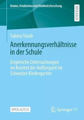 Anerkennungsverhältnisse in der Schule cover
