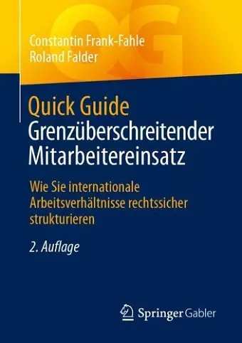Quick Guide Grenzüberschreitender Mitarbeitereinsatz cover