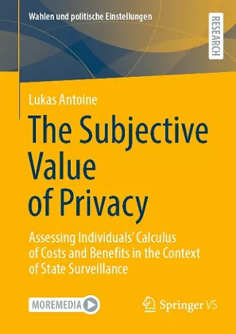 The Subjective Value of Privacy cover