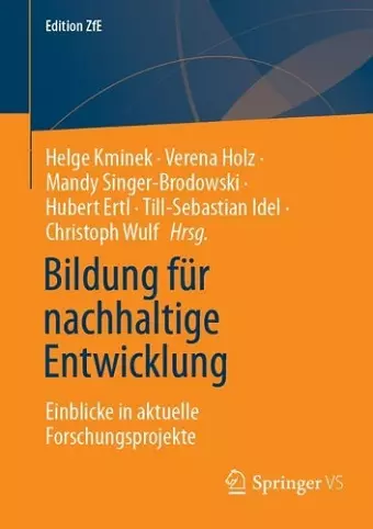 Bildung für nachhaltige Entwicklung cover