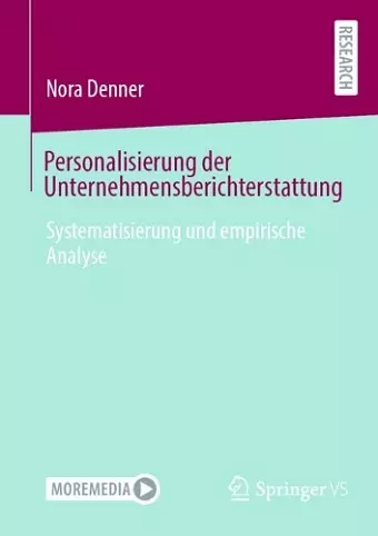 Personalisierung der Unternehmensberichterstattung cover