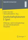 Gesellschaftsphänomen E-Sport cover