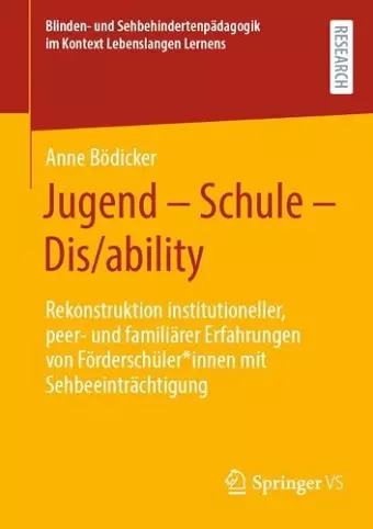 Jugend - Schule - Dis/ability cover