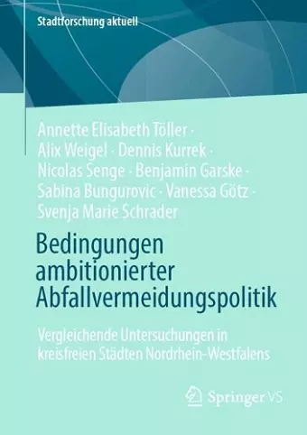 Bedingungen ambitionierter Abfallvermeidungspolitik cover