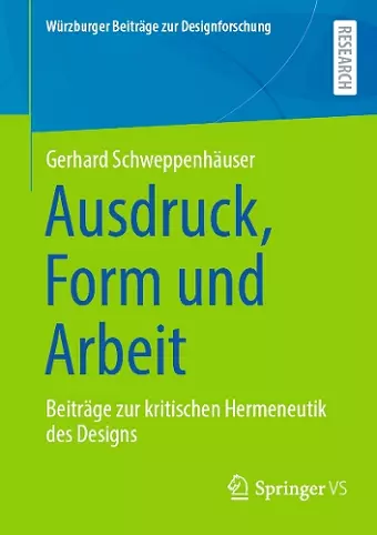 Ausdruck, Form und Arbeit cover