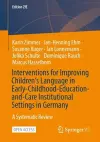 Interventions for Improving Children‘s Language in Early-Childhood-Education-and-Care Institutional Settings in Germany cover