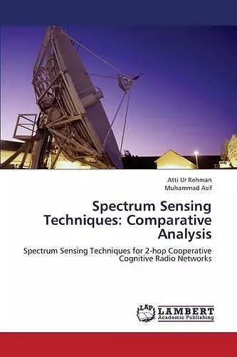 Spectrum Sensing Techniques cover