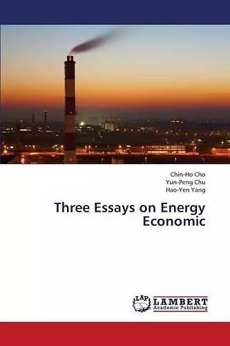 Three Essays on Energy Economic cover