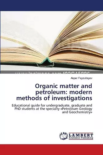Organic matter and petroleum cover