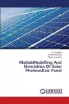 MatlabModelling And Simulation Of Solar Photovoltaic Panel cover