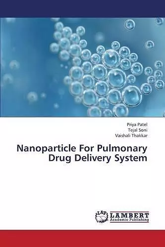 Nanoparticle For Pulmonary Drug Delivery System cover