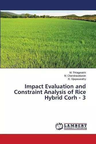 Impact Evaluation and Constraint Analysis of Rice Hybrid Corh - 3 cover