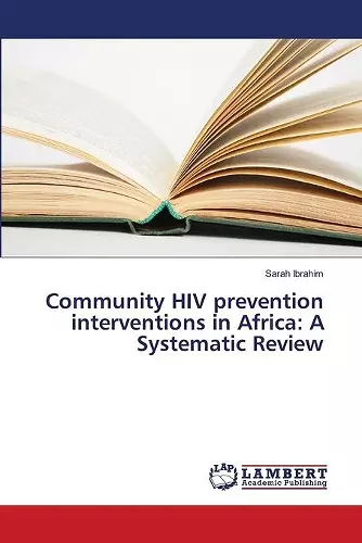 Community HIV prevention interventions in Africa cover