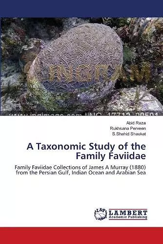 A Taxonomic Study of the Family Faviidae cover