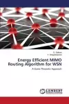 Energy Efficient MIMO Routing Algorithm for WSN cover