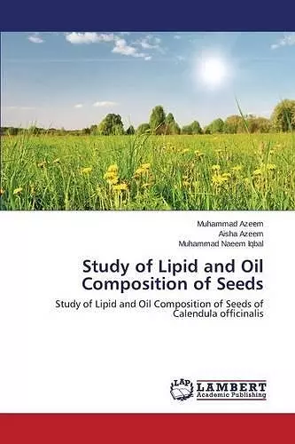 Study of Lipid and Oil Composition of Seeds cover