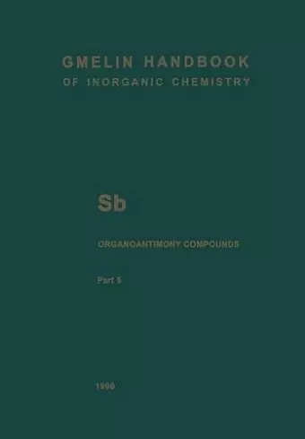 Sb Organoantimony Compounds cover