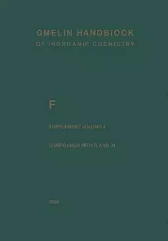 F Fluorine cover