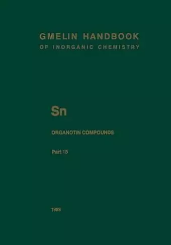 Sn Organotin Compounds cover