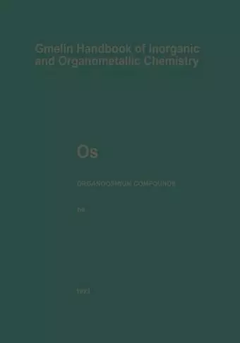 Os Organoosmium Compounds cover