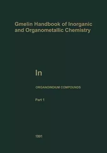 In Organoindium Compounds cover