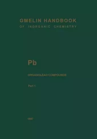 Pb Organolead Compounds cover