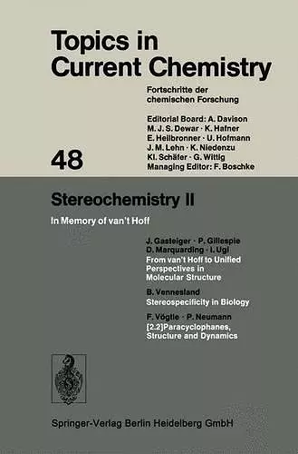 Stereochemistry II cover