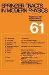 Springer Tracts in Modern Physics cover