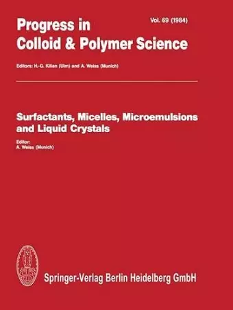 Surfactants, Micelles, Microemulsions and Liquid Crystals cover
