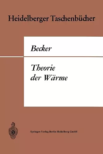 Theorie der Wärme cover