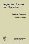 Logische Syntax Der Sprache cover