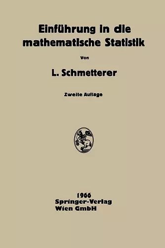 Einführung in Die Mathematische Statistik cover