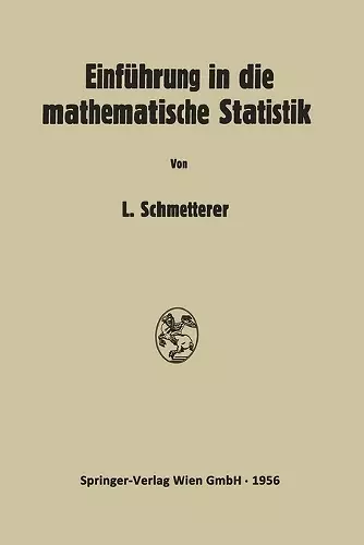 Einführung in die Mathematische Statistik cover
