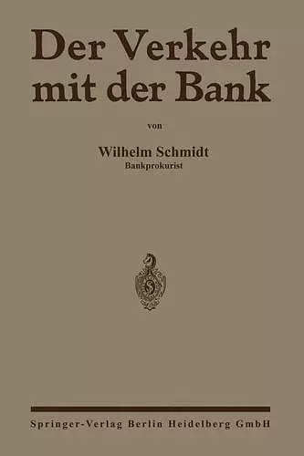 Der Verkehr mit der Bank cover