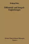 Differential- und Integral-Ungleichungen und ihre Anwendung bei Abschätzungs- und Eindeutigkeitsproblemen cover