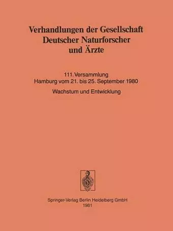 Verhandlungen der Gesellschaft Deutscher Naturforscher und Ärzte cover