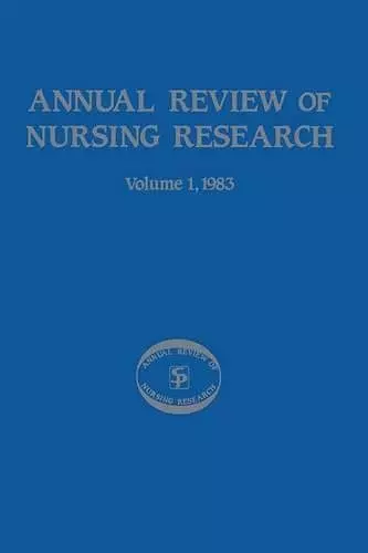 Annual Review of Nursing Research cover