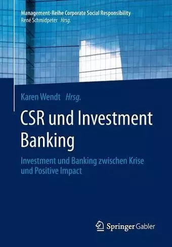 CSR und Investment Banking cover