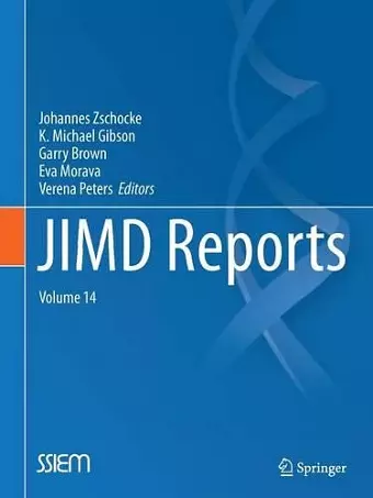 JIMD Reports, Volume 14 cover