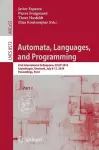 Automata, Languages, and Programming cover